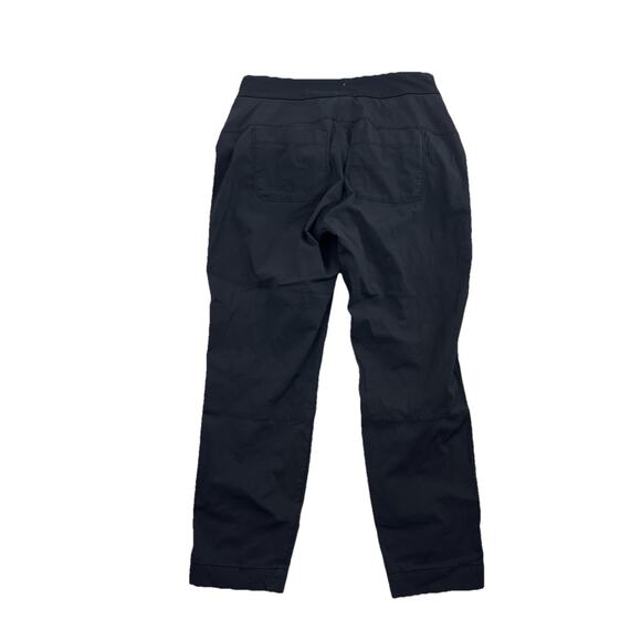 Athleta Trekkie Women Size 0 Crop Pants 23" Inseam Black Hiking Stretch 56-51 - Picture 1 of 9